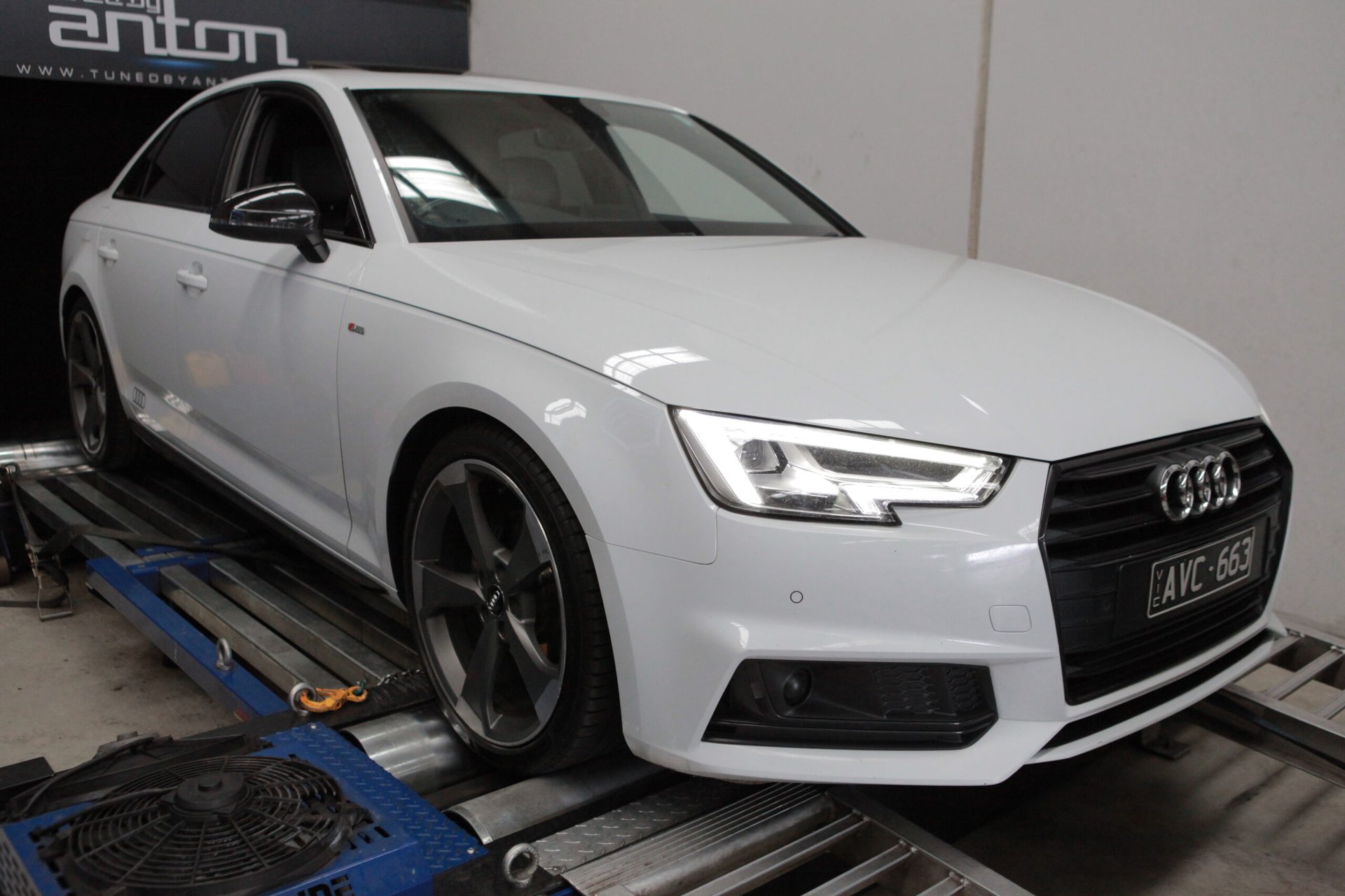 Audi A4 B9 2.0 Stage1 — On the dyno