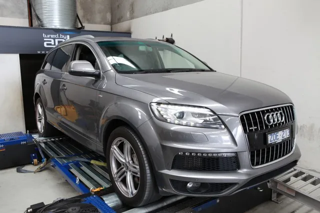 Audi Q7 4.2 V8 TDI — On the dyno