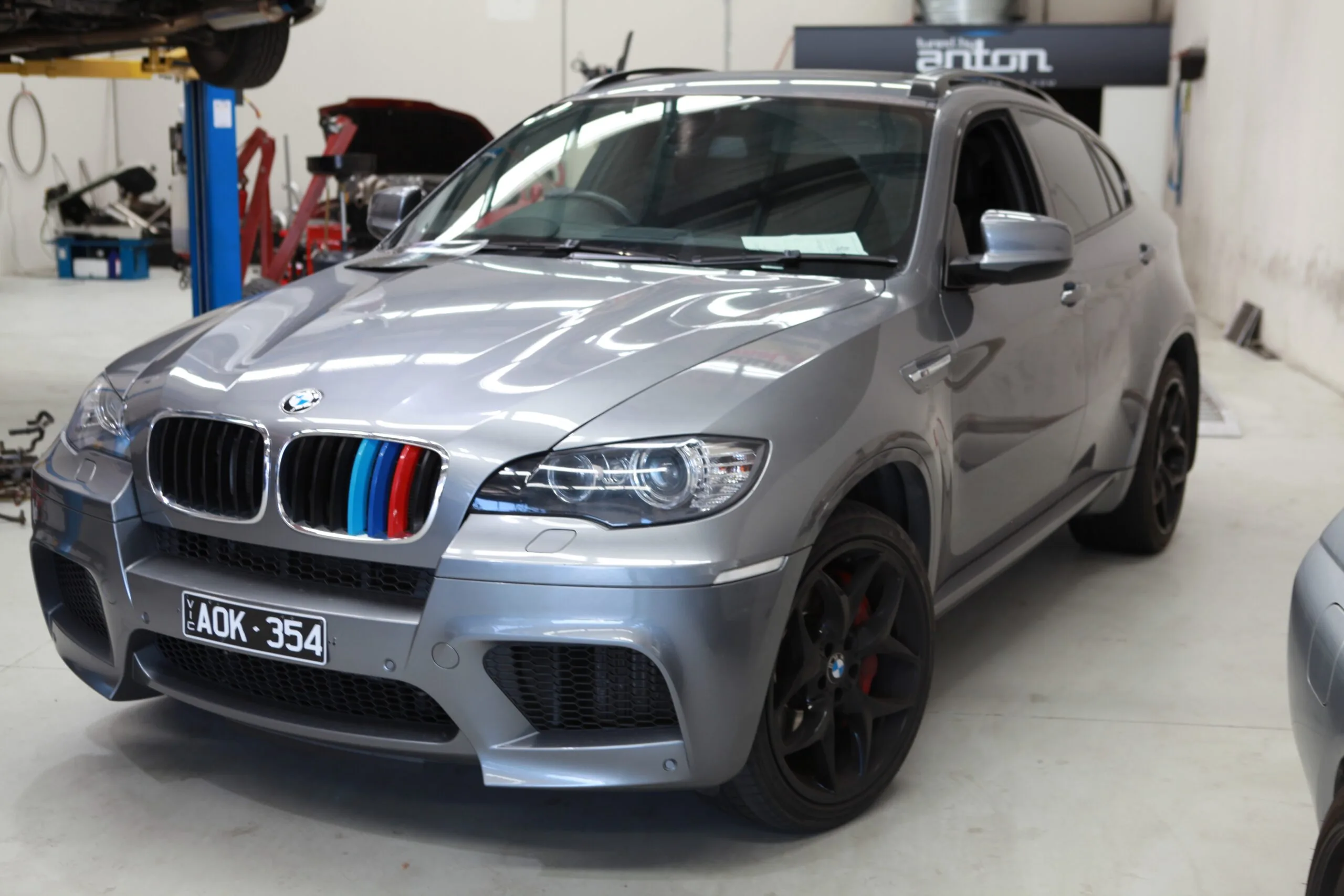 BMW X6-M — On the dyno