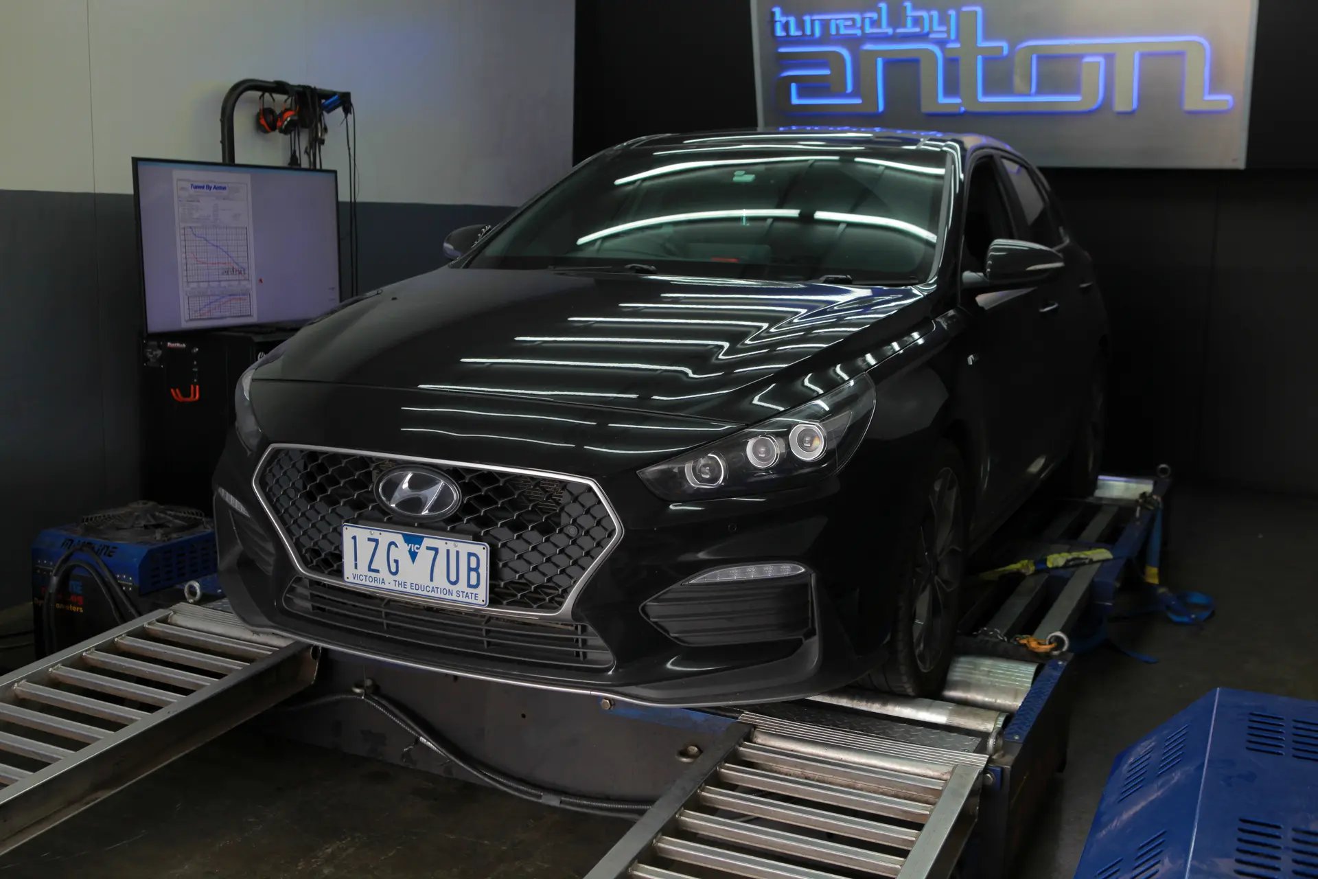 Hyundai i30 Nline Stage 2 ECU Tune — On the dyno