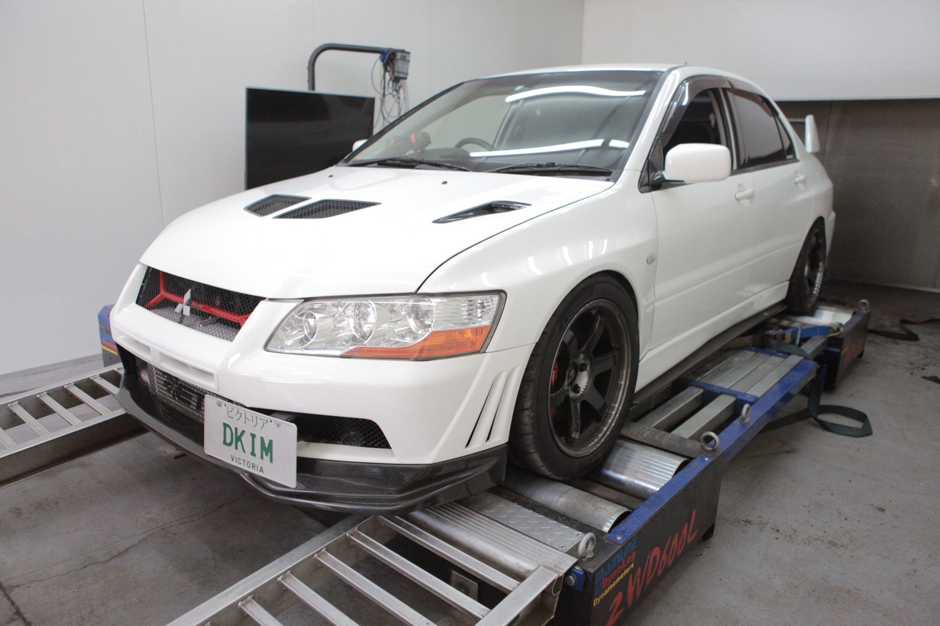 Mitsubishi Evo 7 GTPUMPS 712 — On the dyno