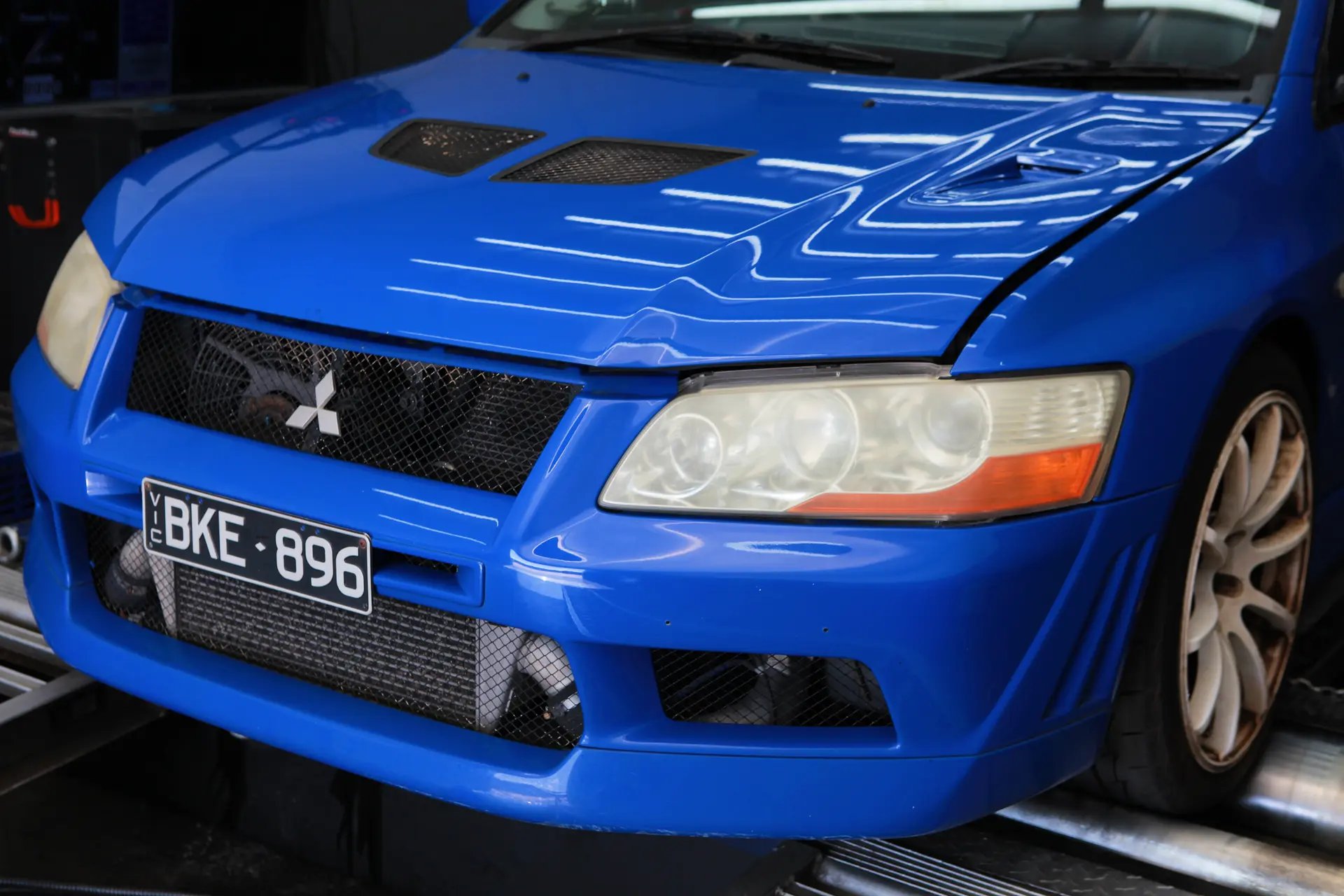 Mitsubishi Evo 7 with BC 270 Cams — On the dyno