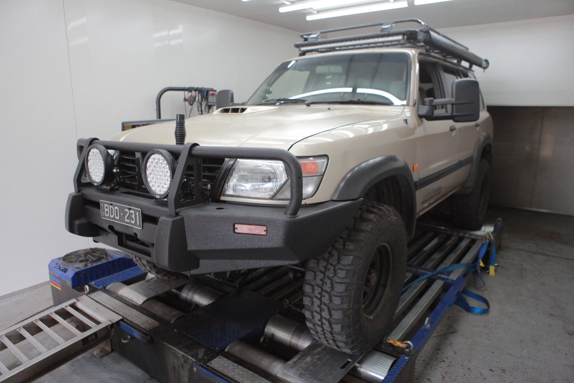 Nissan Patrol Barra Swap — On the dyno