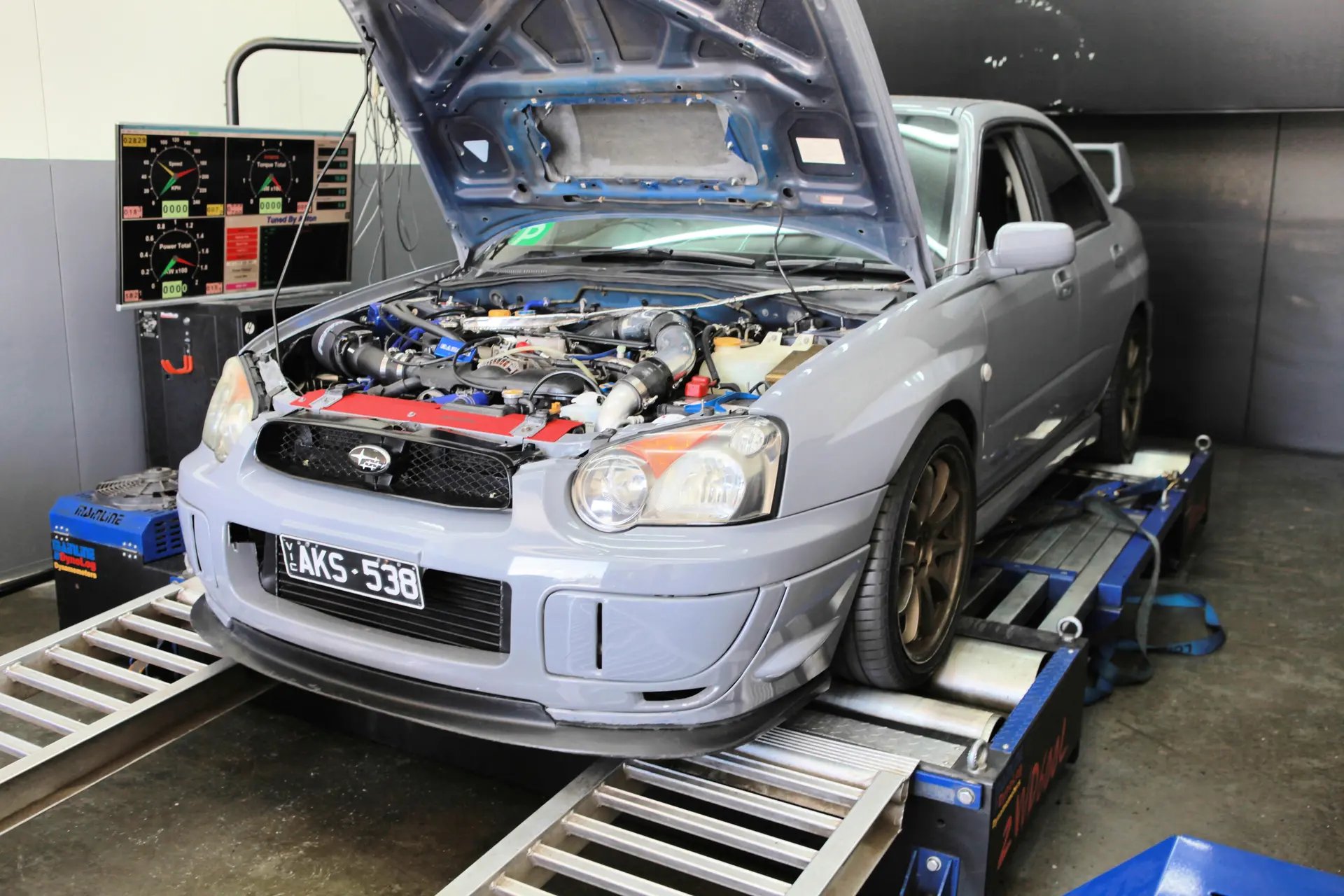 Subaru WRX G3 199kw — On the dyno