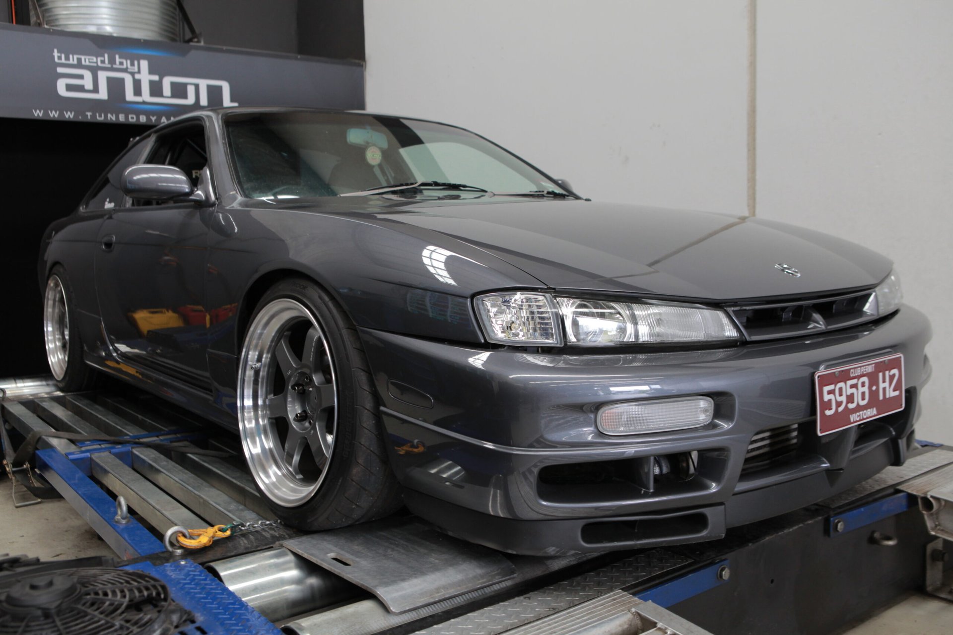 Nissan Silvia S14 — On the dyno