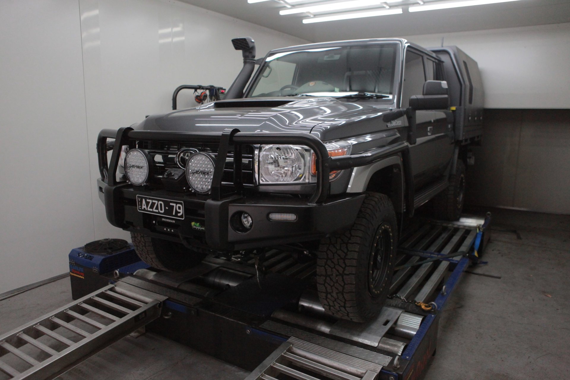 Landcruiser 79 Series — On the dyno
