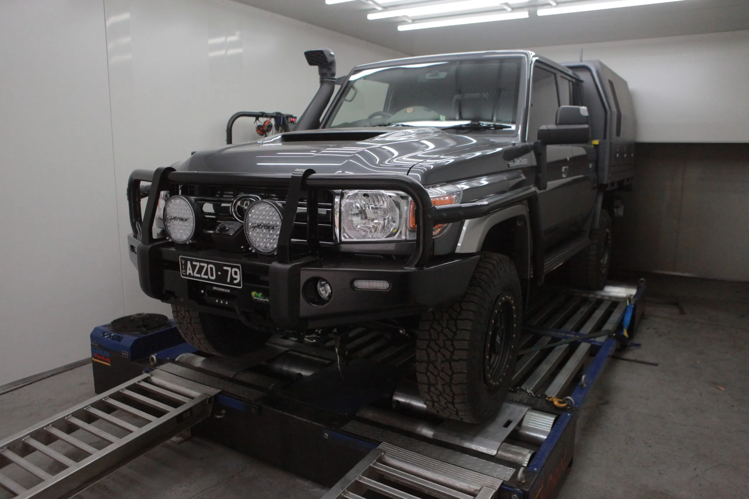 Landcruiser 79 Series — On the dyno