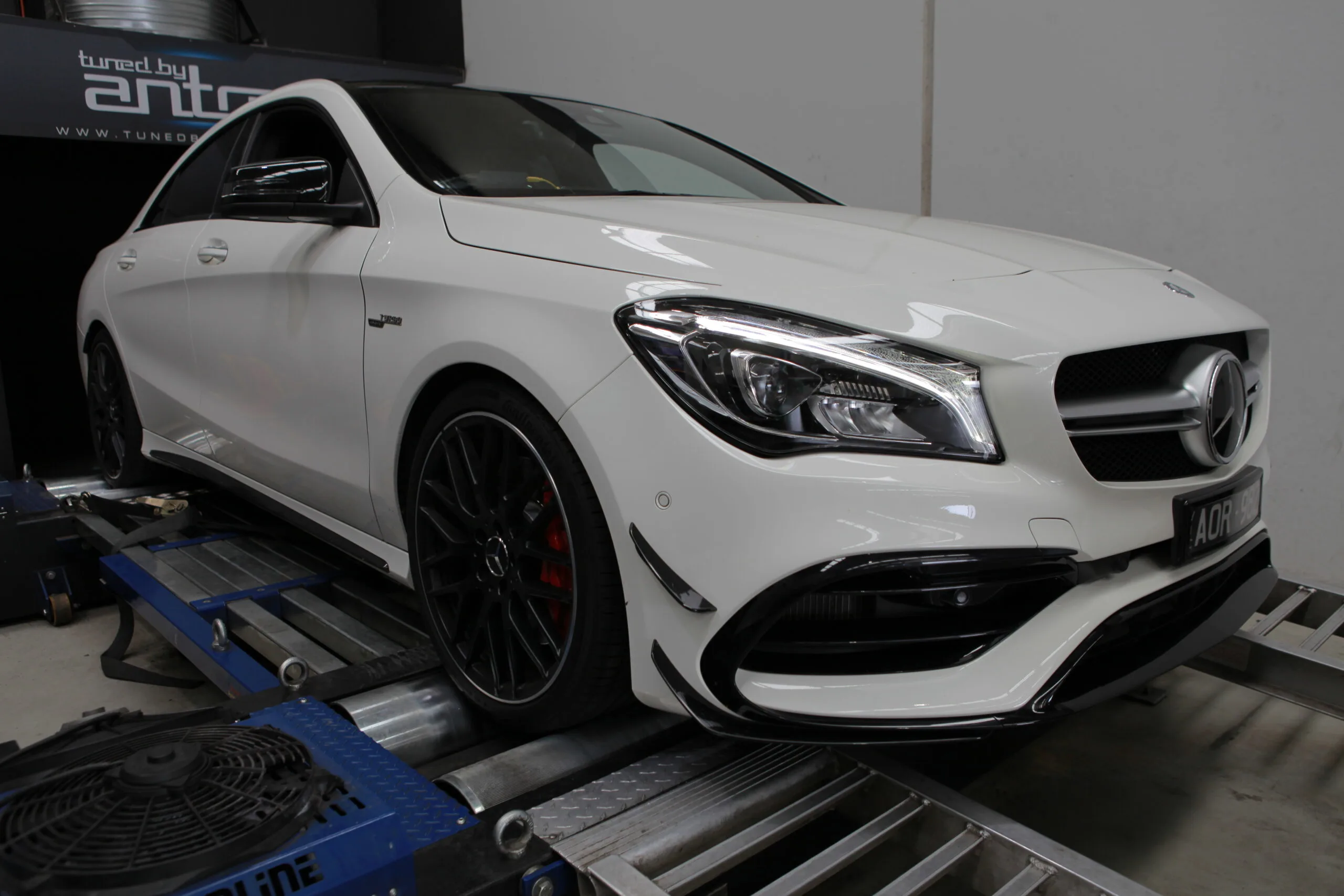 Mercedes CLA45 AMG Stage 2 — On the dyno