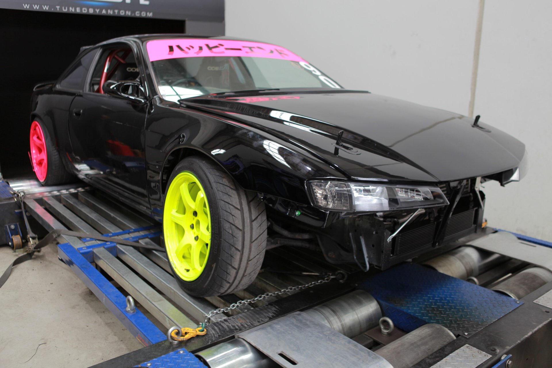 Nissan Silvia S14 — On the dyno