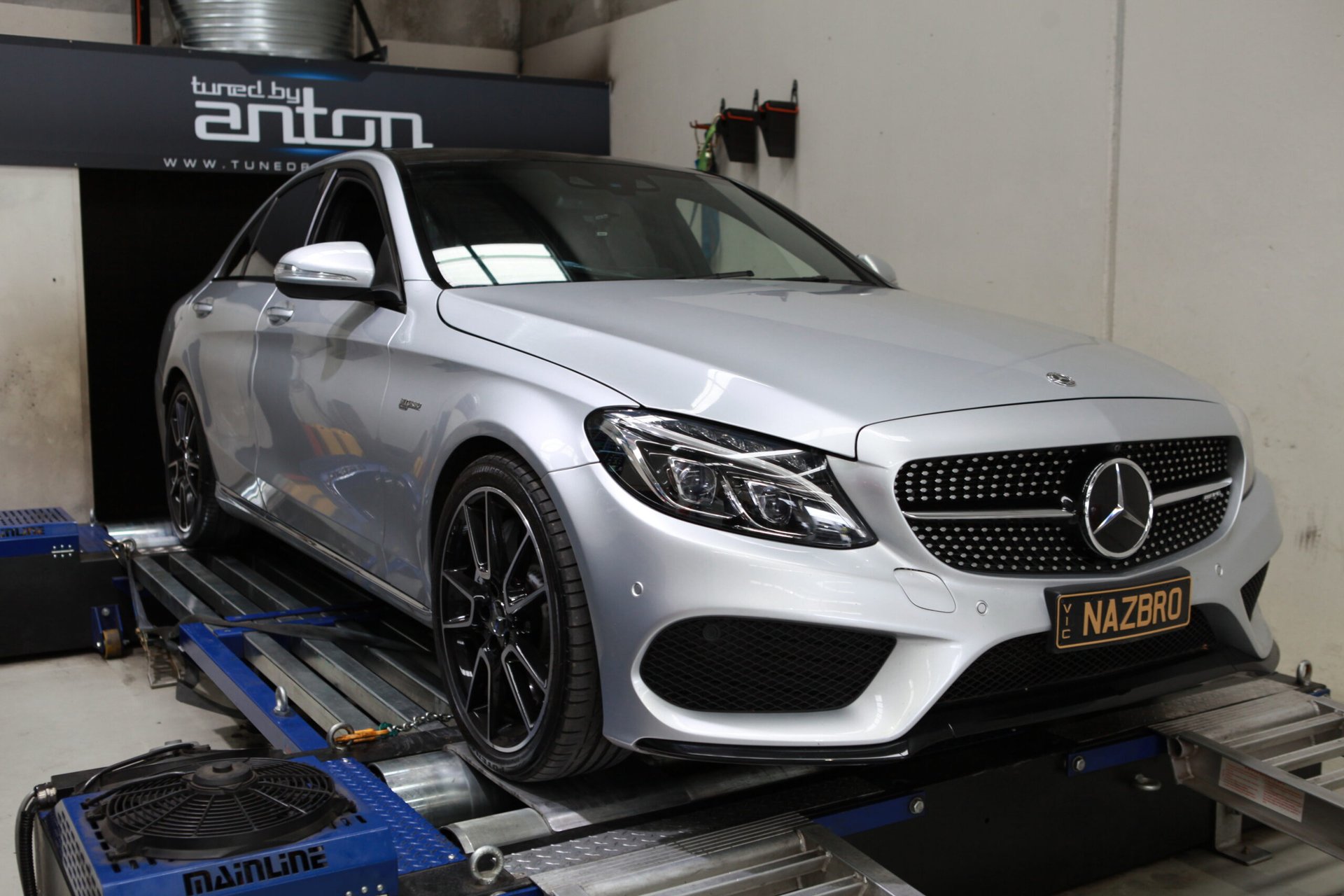 Mercedes C250 — On the dyno