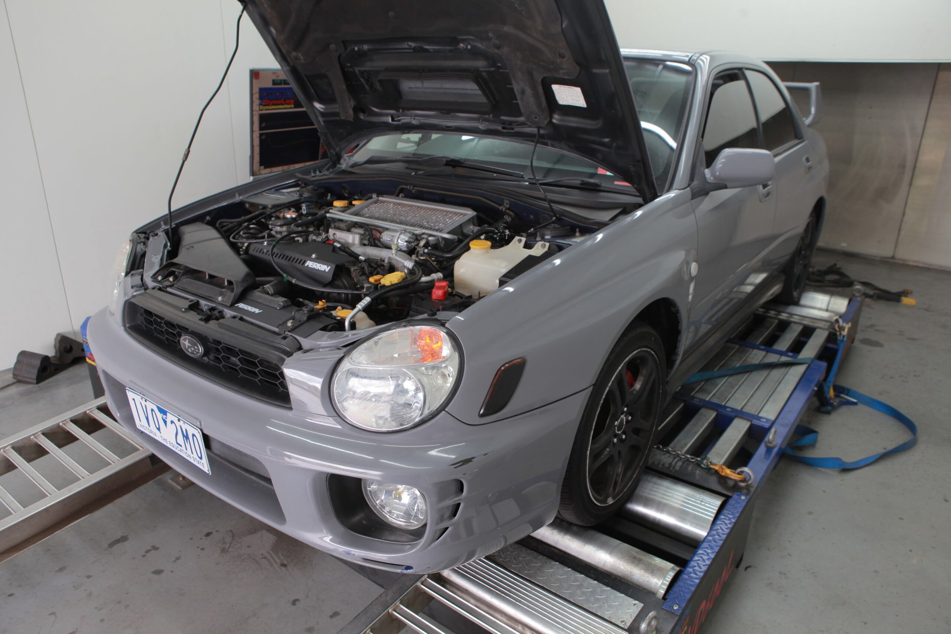 Subaru WRX MY02 — On the dyno