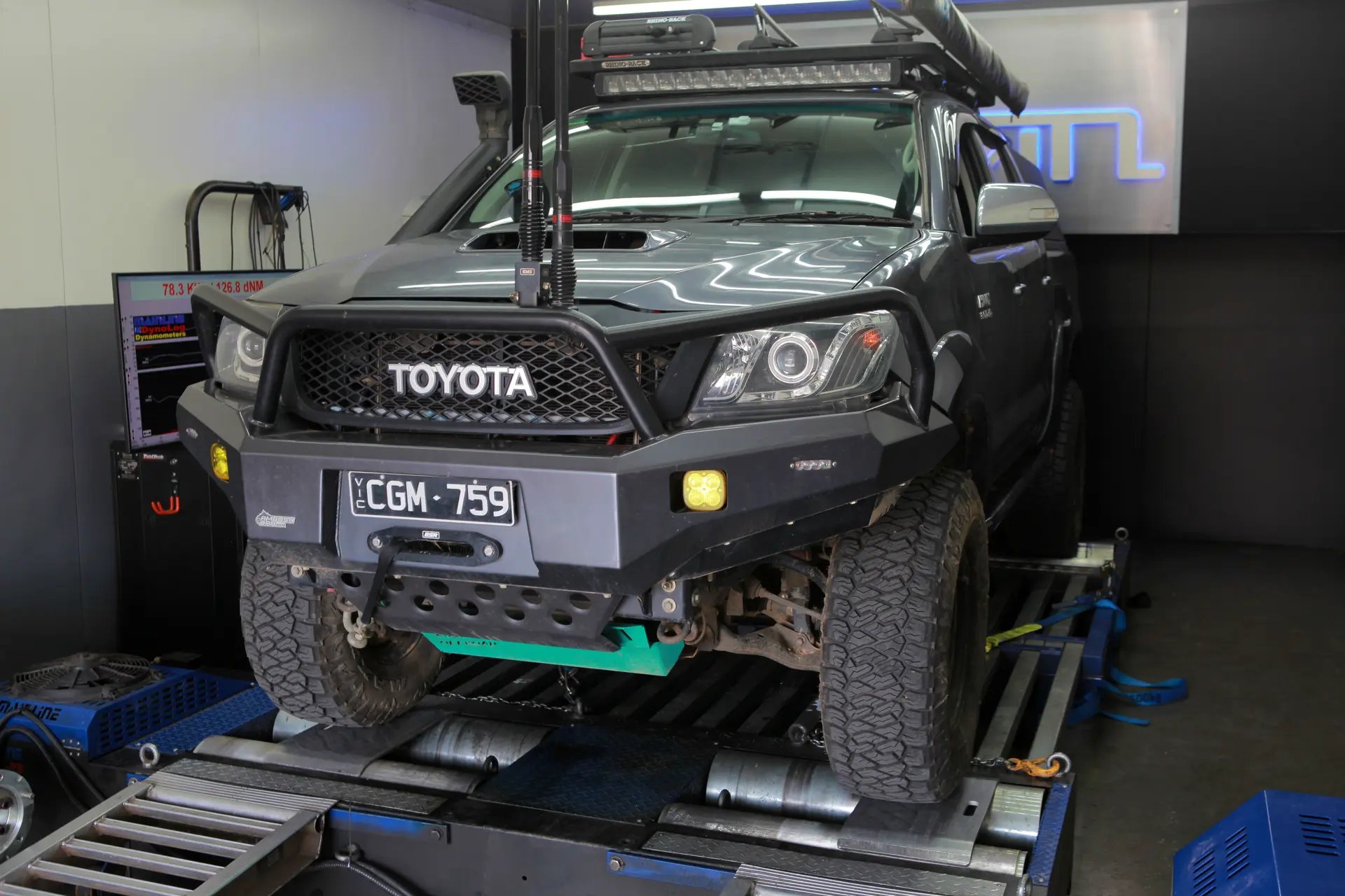 Toyota Hilux N70 ECU Tune — On the dyno