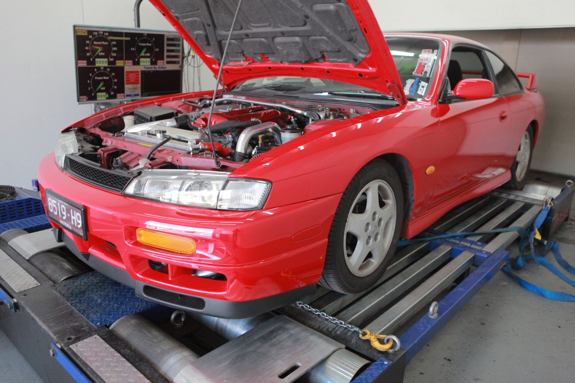 Nissan Silvia 200SX 2871R — On the dyno