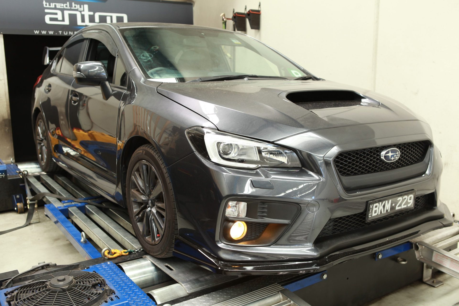 Subaru WRX Stage 2 Tune — On the dyno