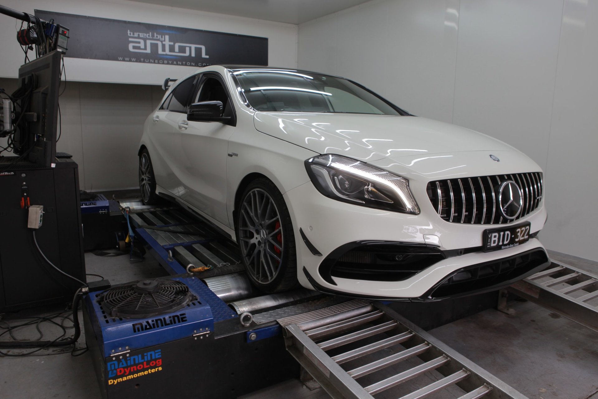 Mercedes A45 AMG Stage 1 — On the dyno