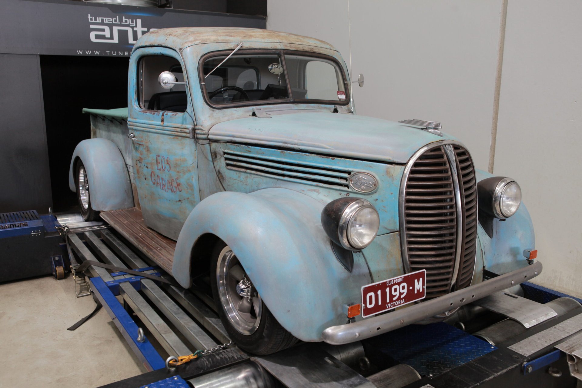 1938 Ford Ute — On the dyno