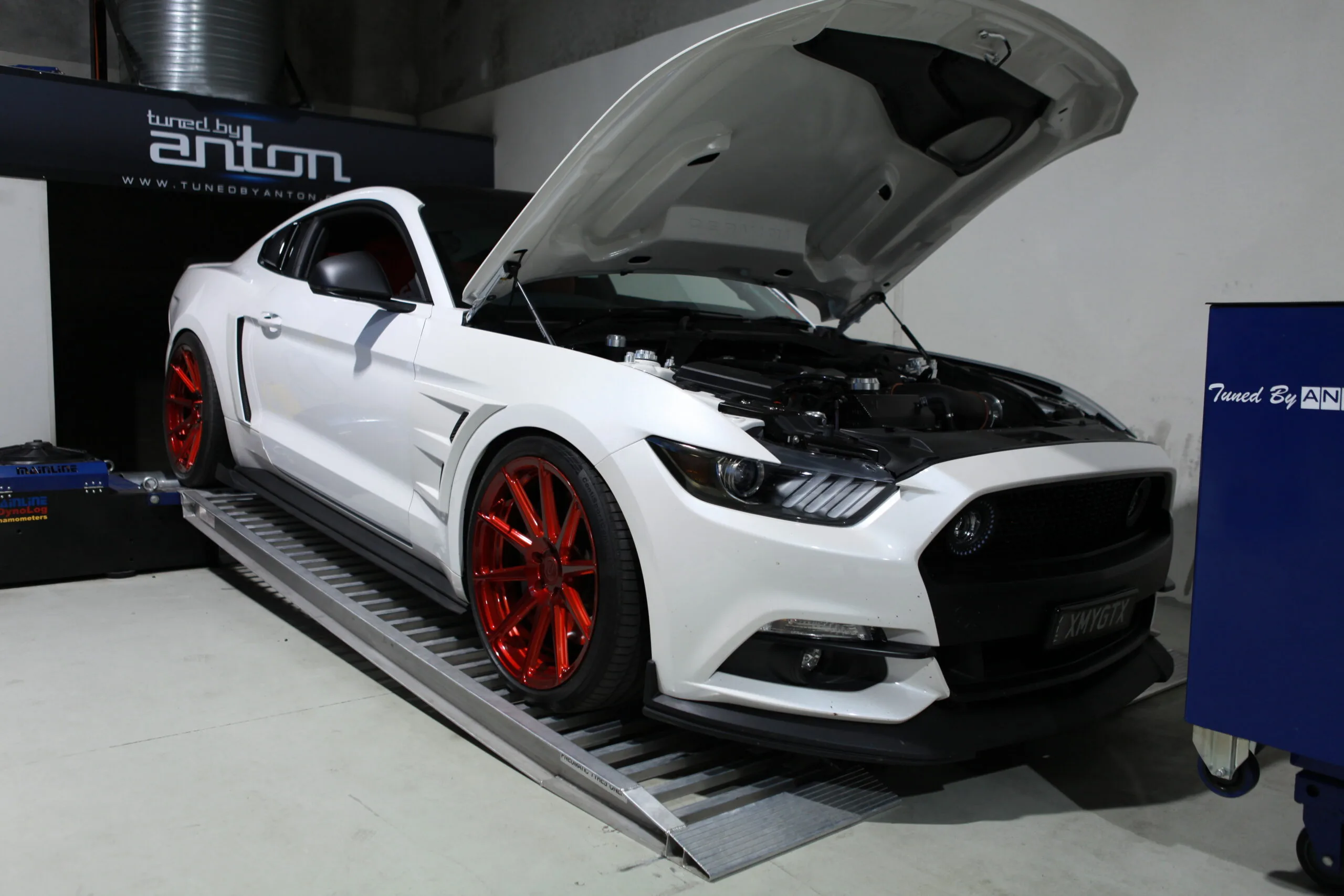 Ford Mustang GT — On the dyno