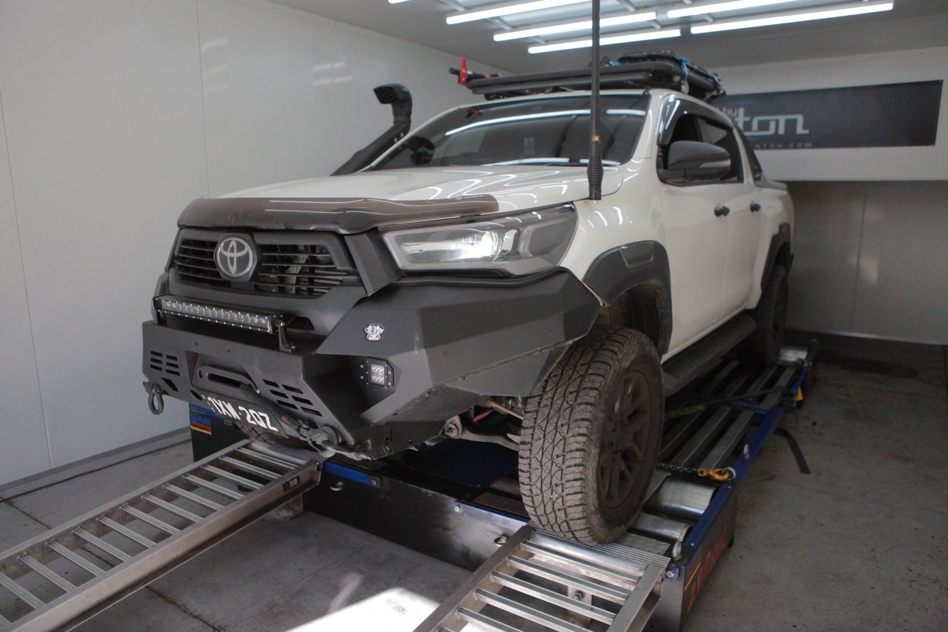 Toyota Hilux Stage 1 — On the dyno