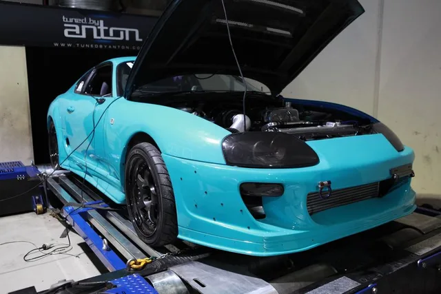 Toyota Supra — On the dyno