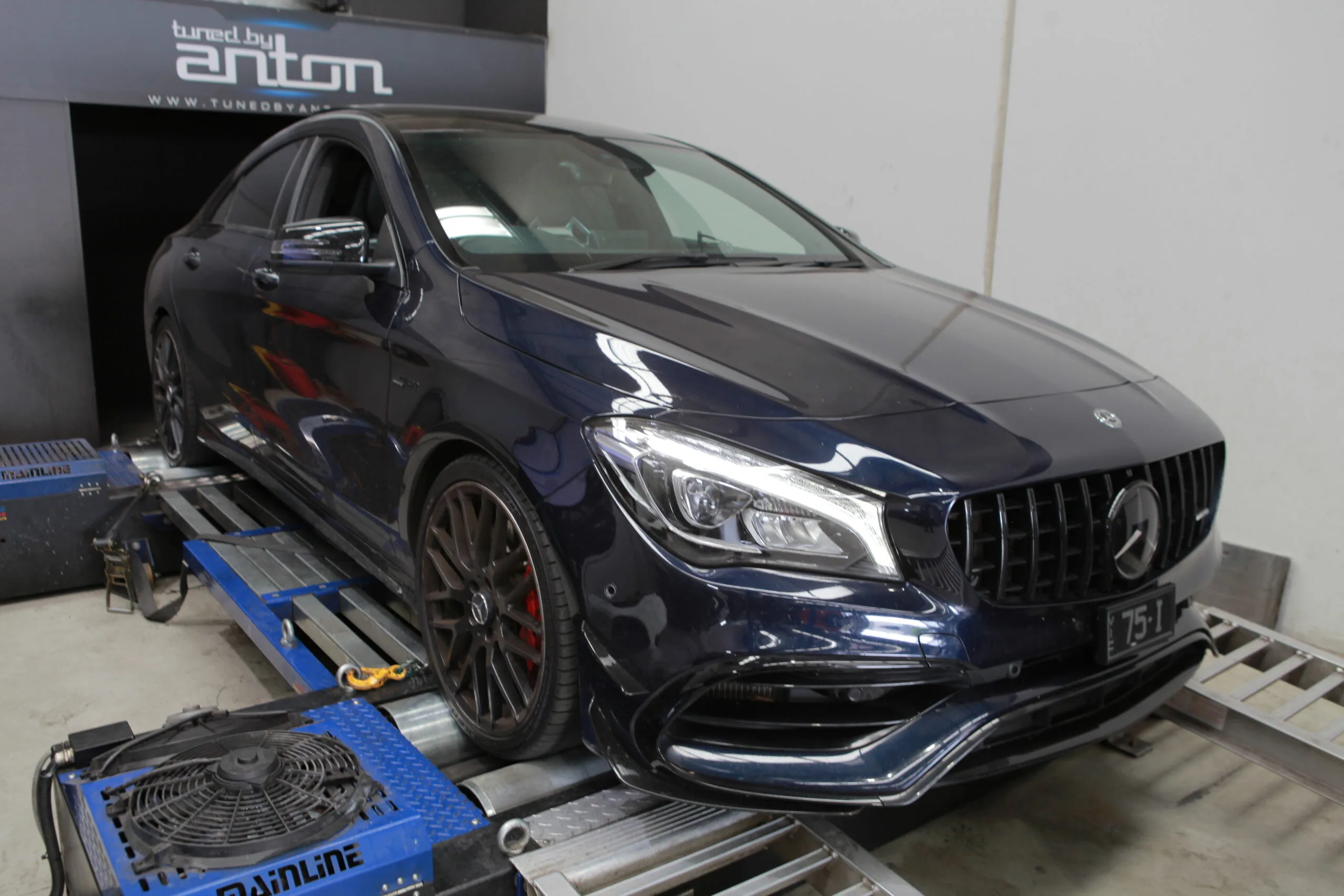 Mercedes CLA45 AMG Stage2 — On the dyno