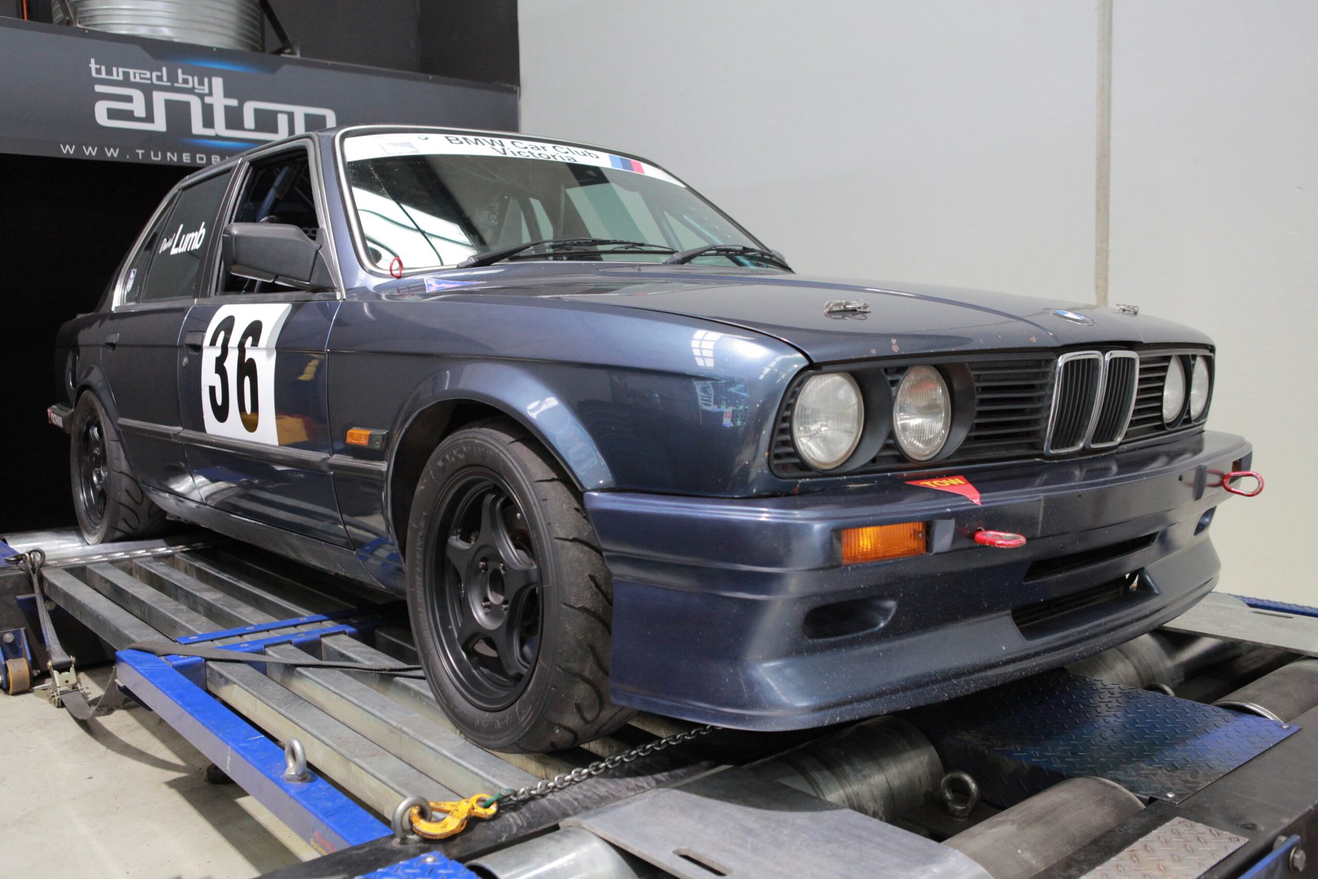 BMW E30 Race Car — On the dyno