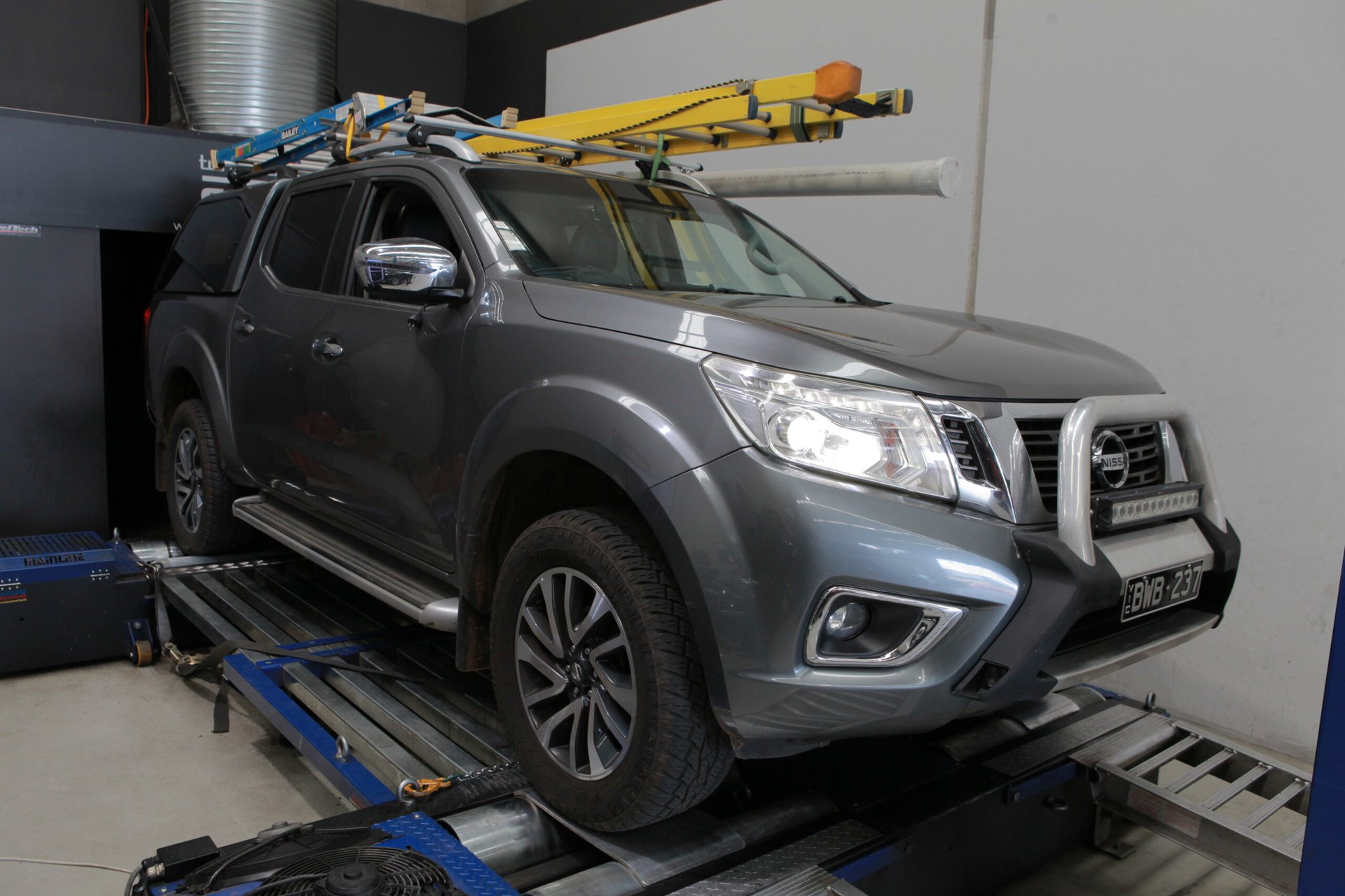 Nissan Navara NP300 Stage 1 — On the dyno