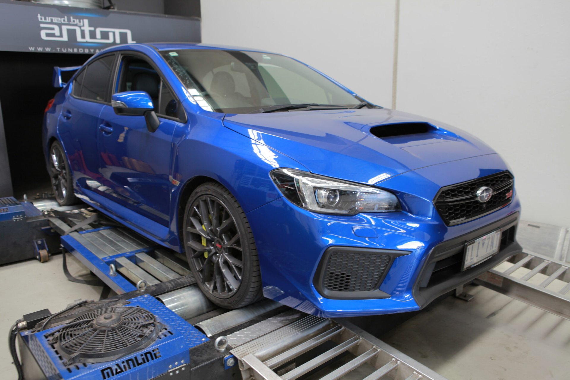 Subaru STI MY18 — On the dyno