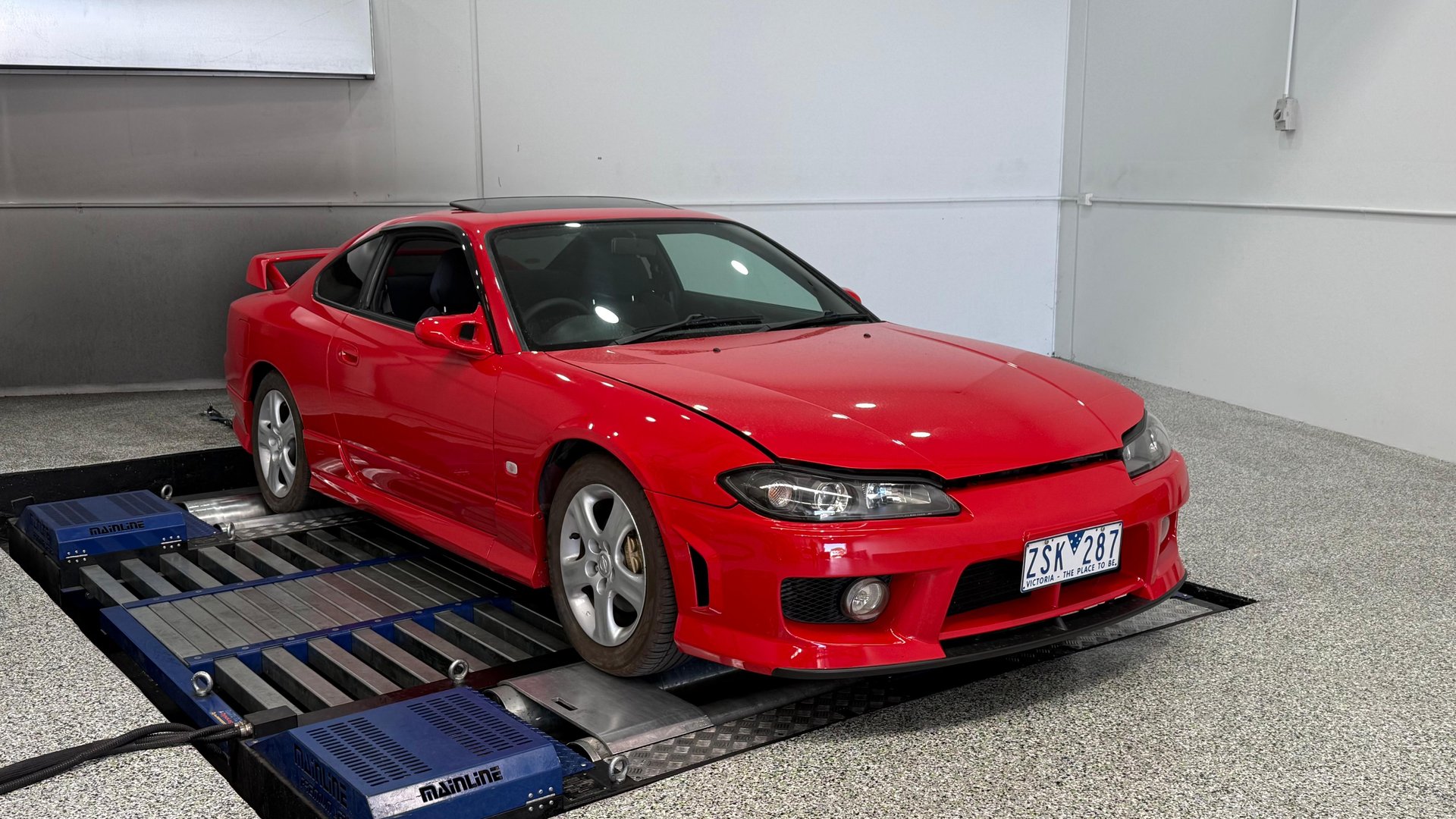 Nissan Silvia S15: On the dyno